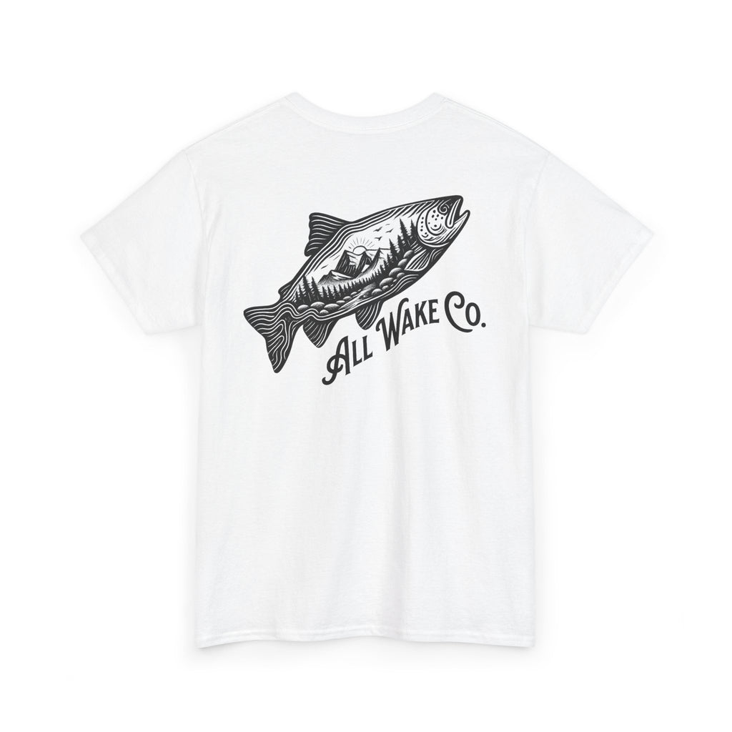All Wake Co Salmon Topo T-Shirt