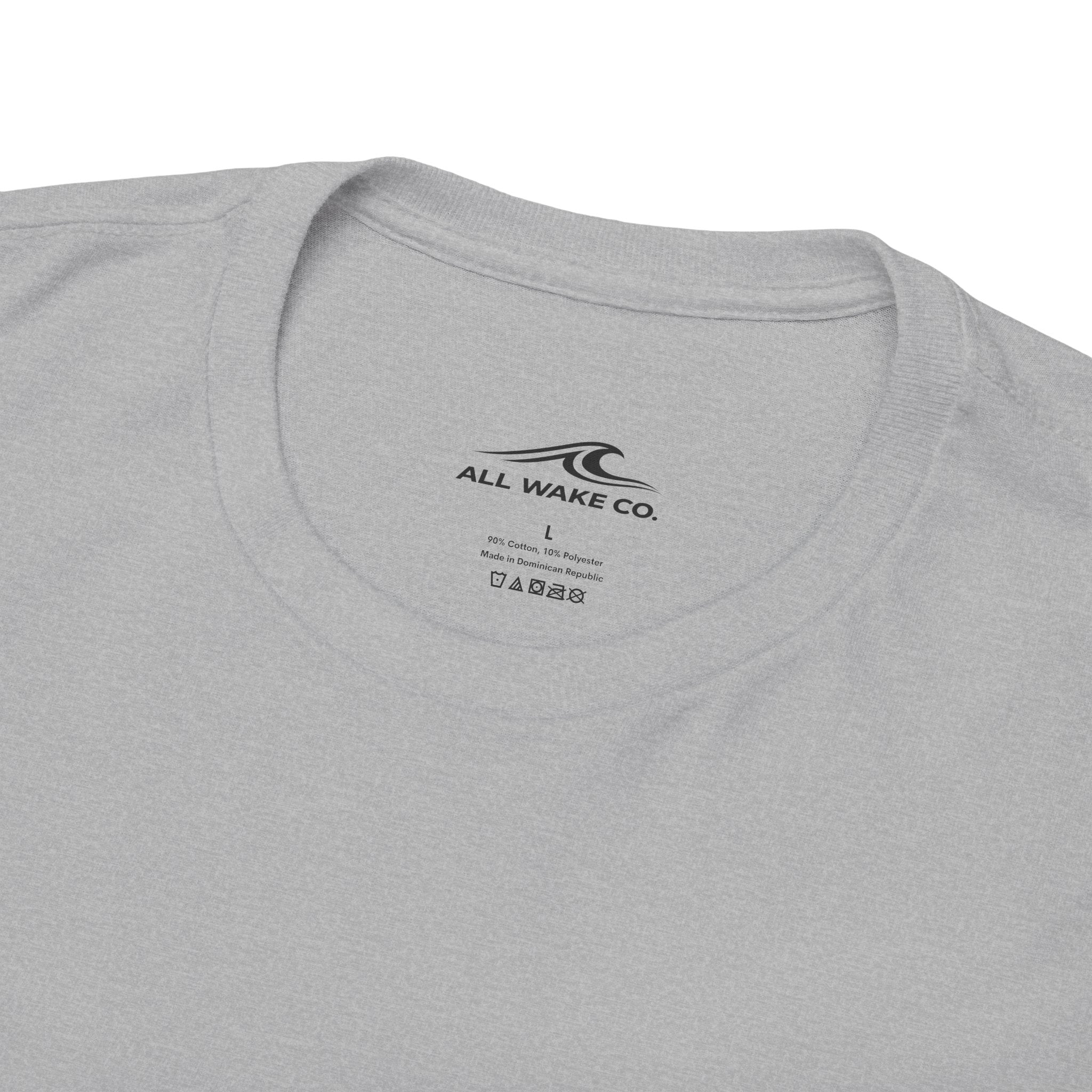 All Wake Co. White Caps Graphic T-Shirt