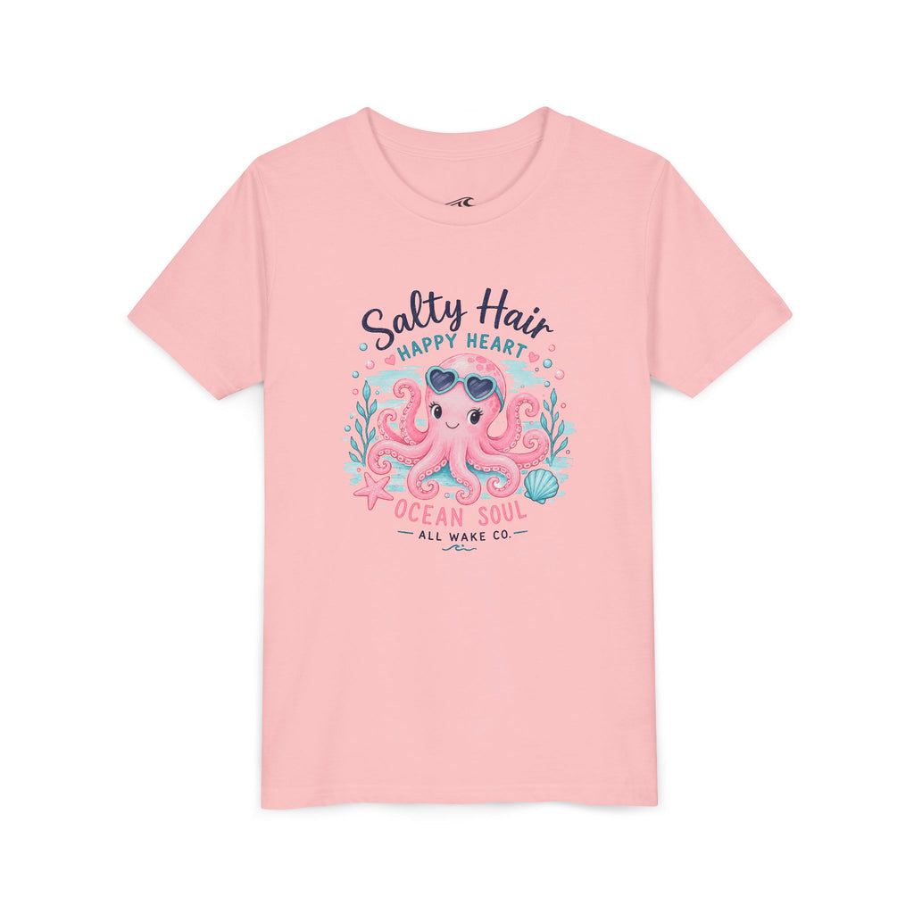 All Wake Co. Octopus Beach Hair Youth T-Shirt