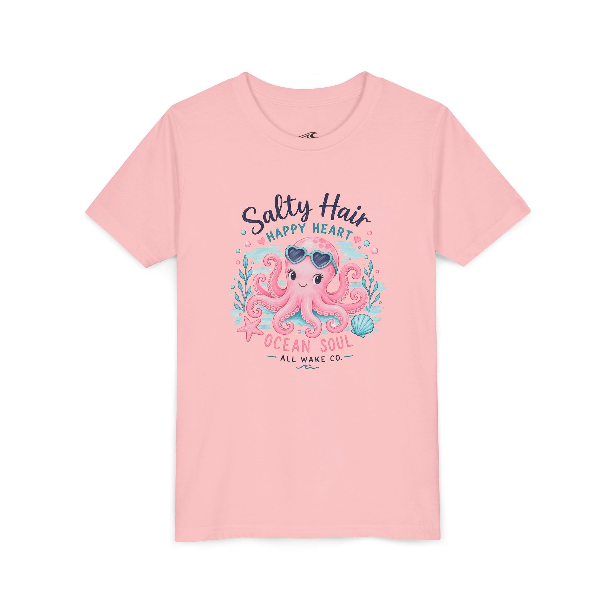 All Wake Co. Octopus Beach Hair Youth T-Shirt