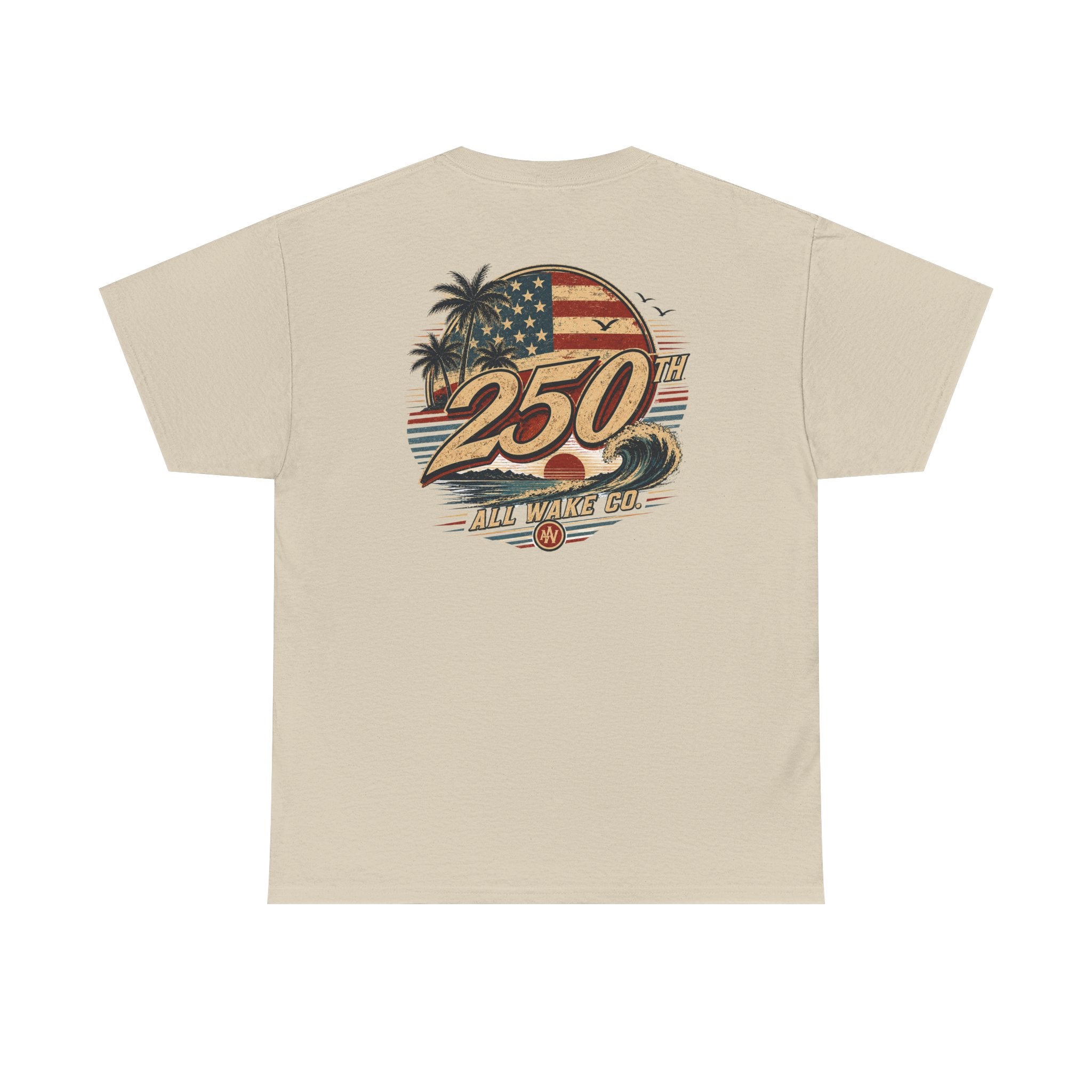 All Wake Co. Retro 250th Wave T-Shirt