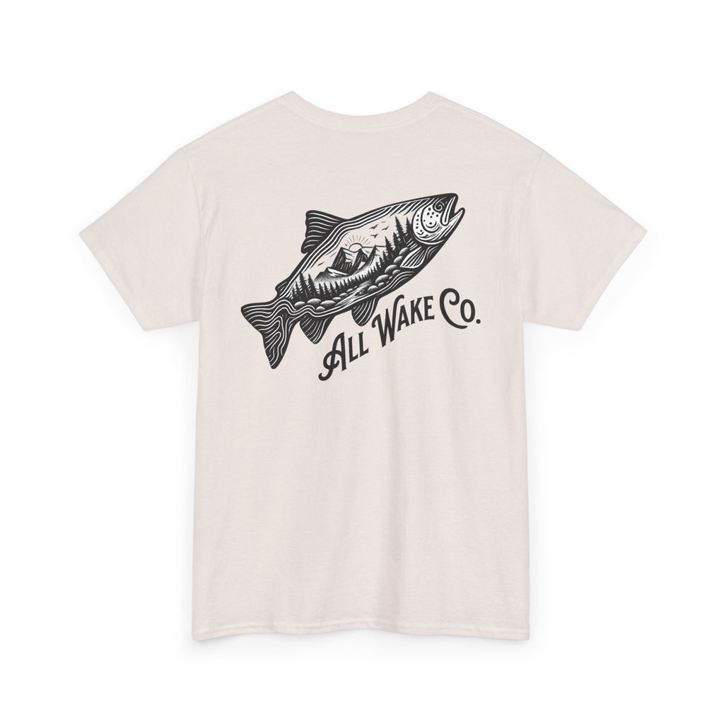 All Wake Co Salmon Topo T-Shirt