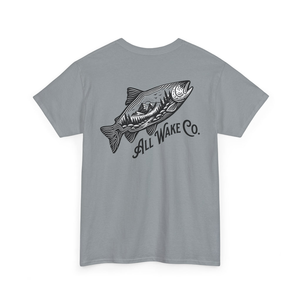 All Wake Co Salmon Topo T-Shirt