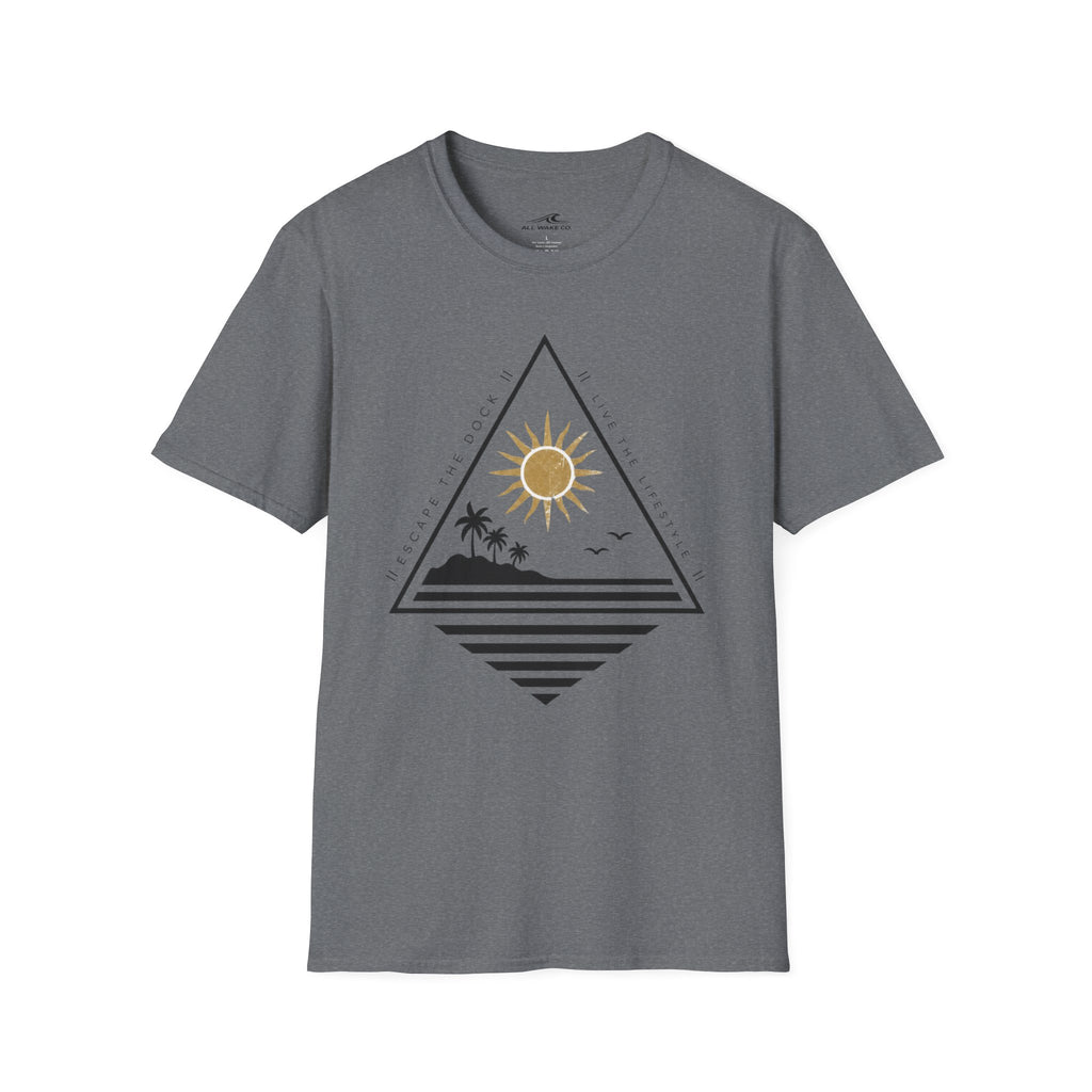 All Wake Co Triangle Escape Dock T-Shirt