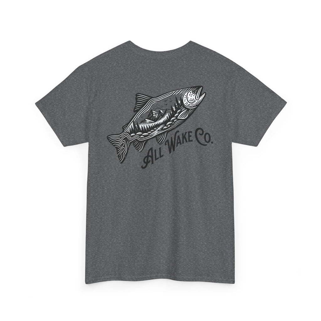 All Wake Co Salmon Topo T-Shirt