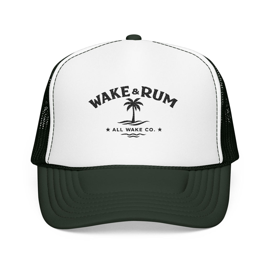 All Wake Co. Wake & Rum Trucker Cap