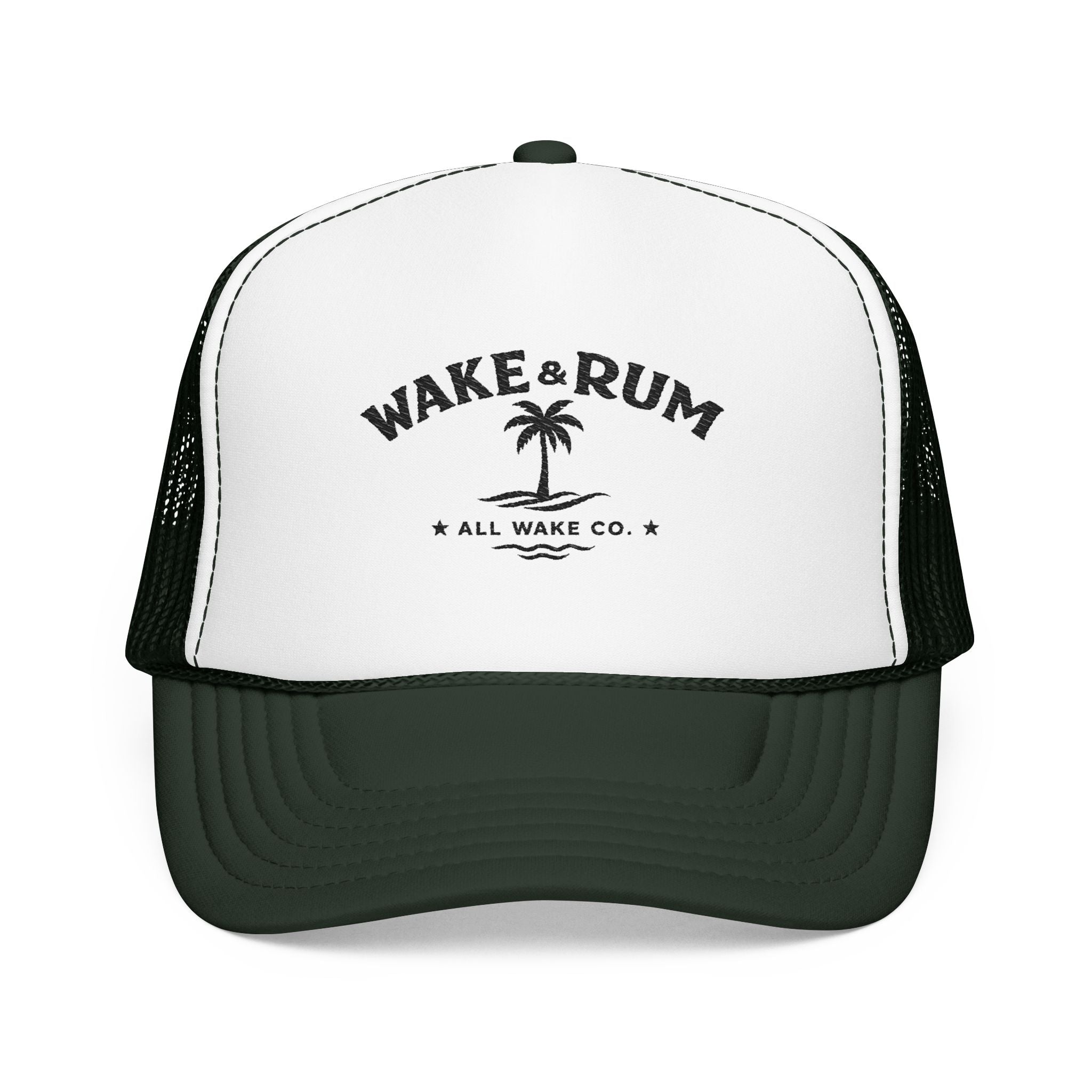 All Wake Co. Wake & Rum Trucker Cap