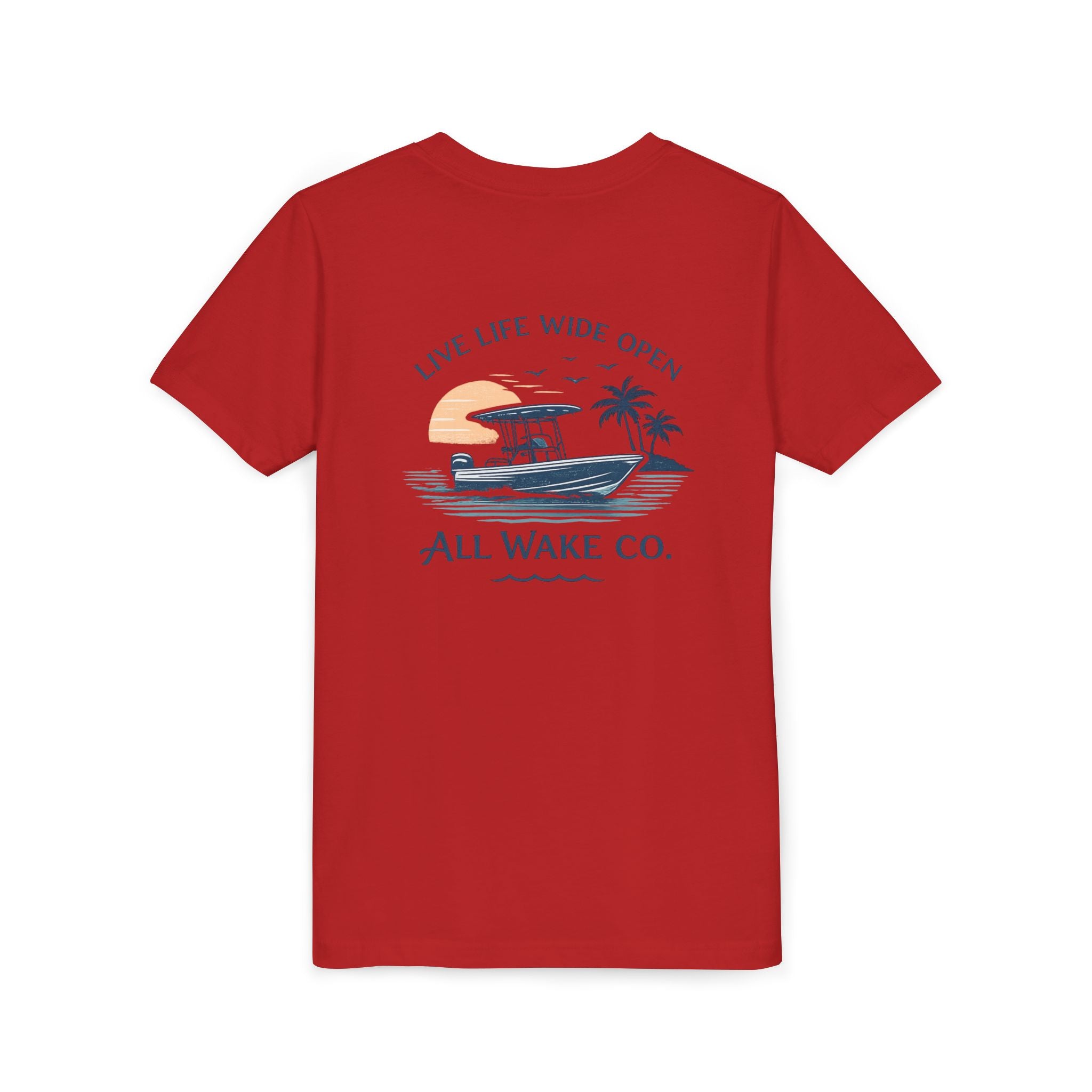 All Wake Co. Live Life Wide Open Youth T-Shirt