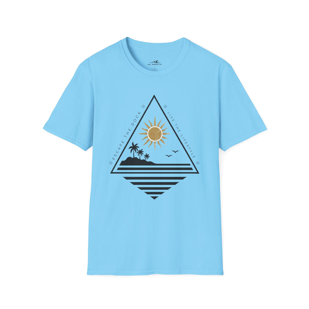 All Wake Co Triangle Escape Dock T-Shirt