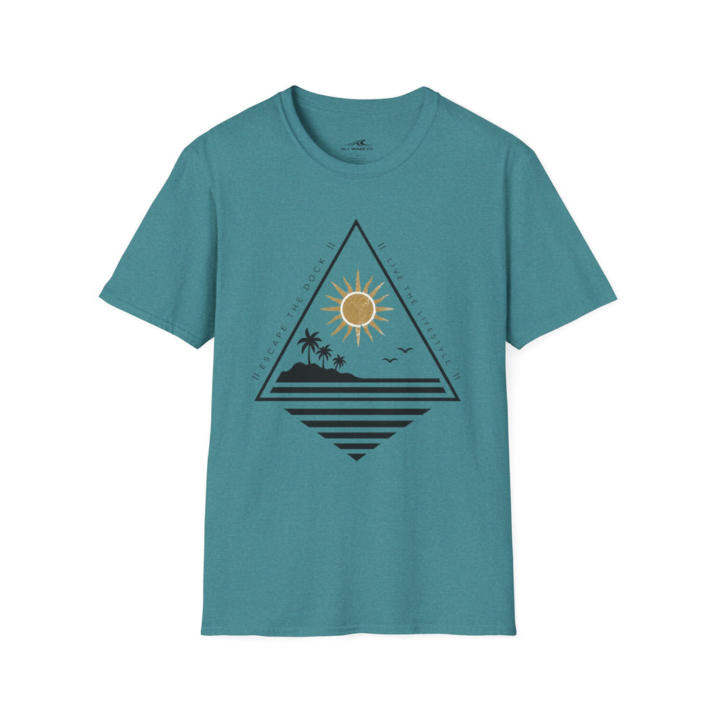 All Wake Co Triangle Escape Dock T-Shirt