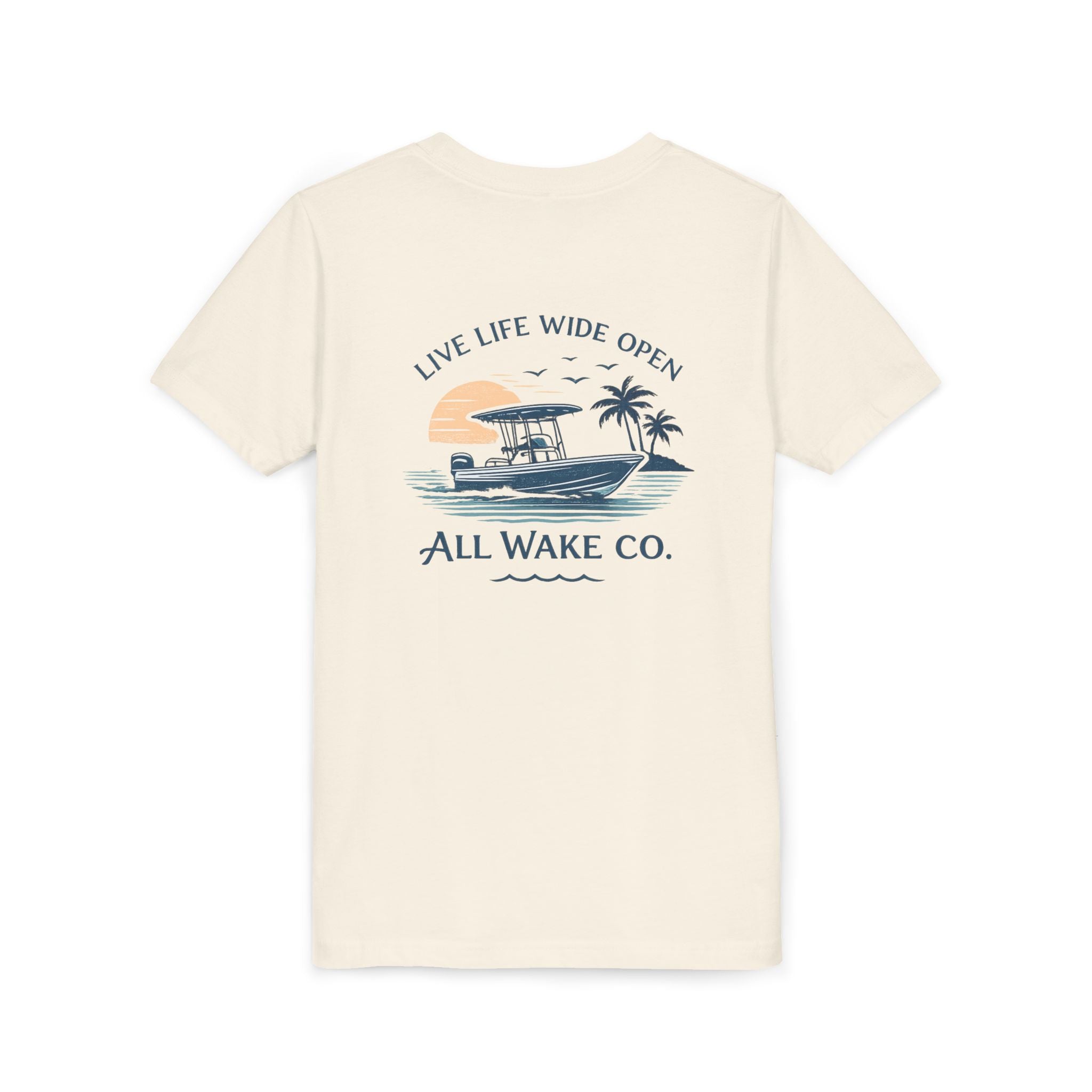 All Wake Co. Live Life Wide Open Youth T-Shirt