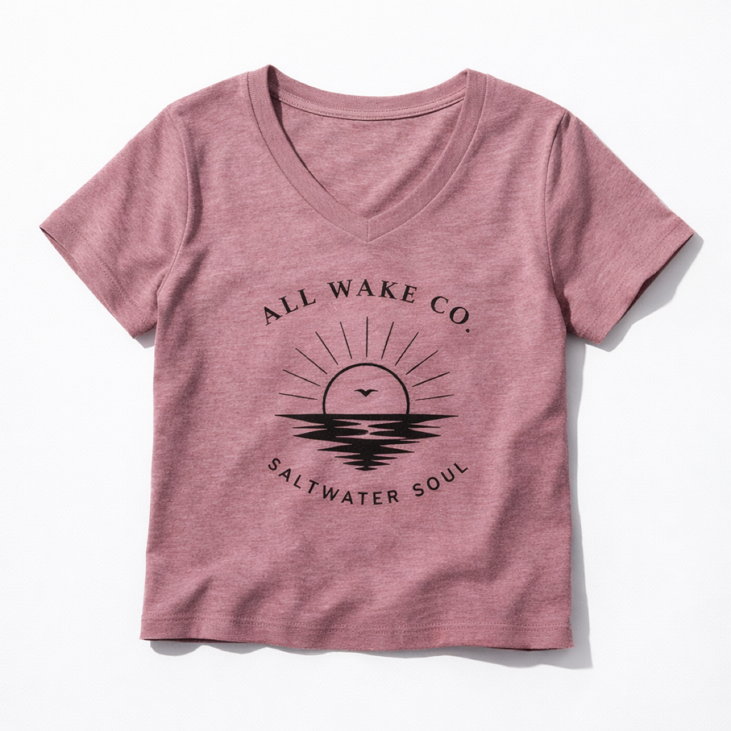 All Wake Co. Salt Water Soul V-Neck
