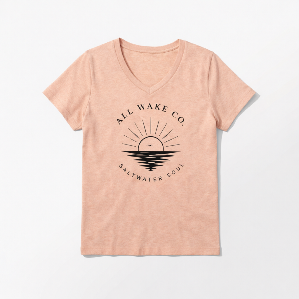 All Wake Co. Salt Water Soul V-Neck