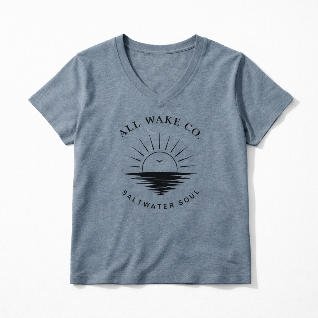 All Wake Co. Salt Water Soul V-Neck