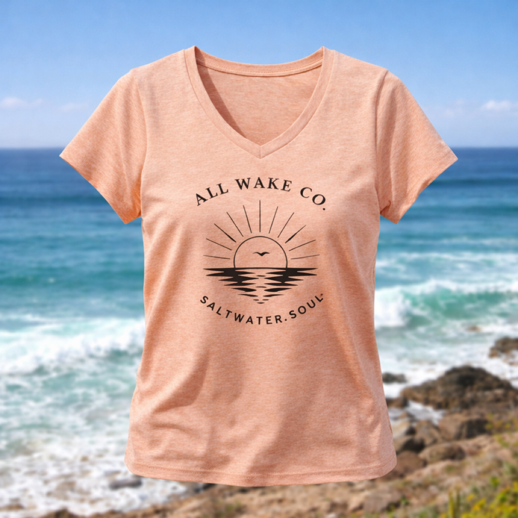 All Wake Co. Salt Water Soul V-Neck