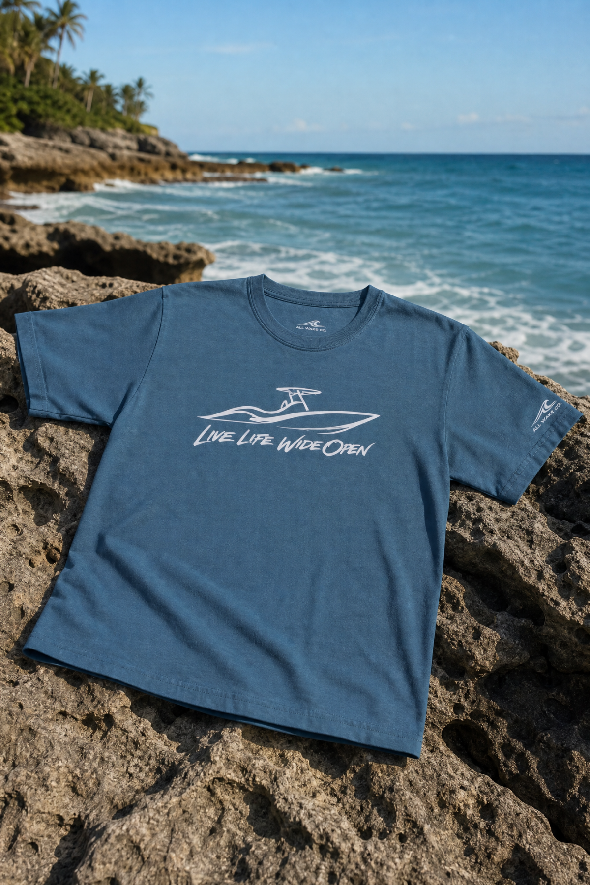 All Wake Co. Sport Live Life Wide Open T-Shirt