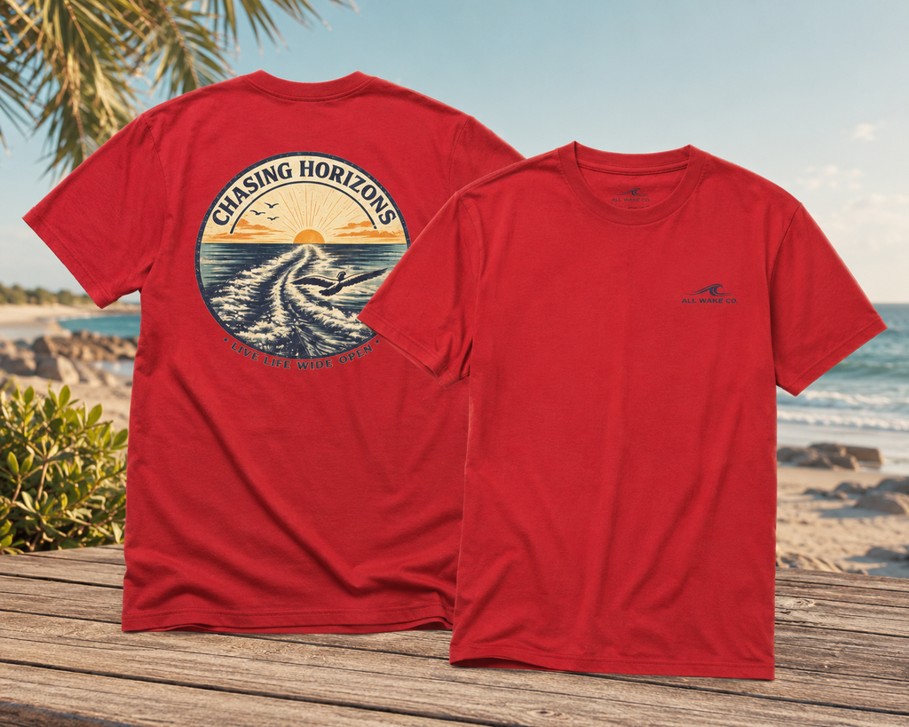 All Wake Co Chasing Horizons Vintage T-Shirt