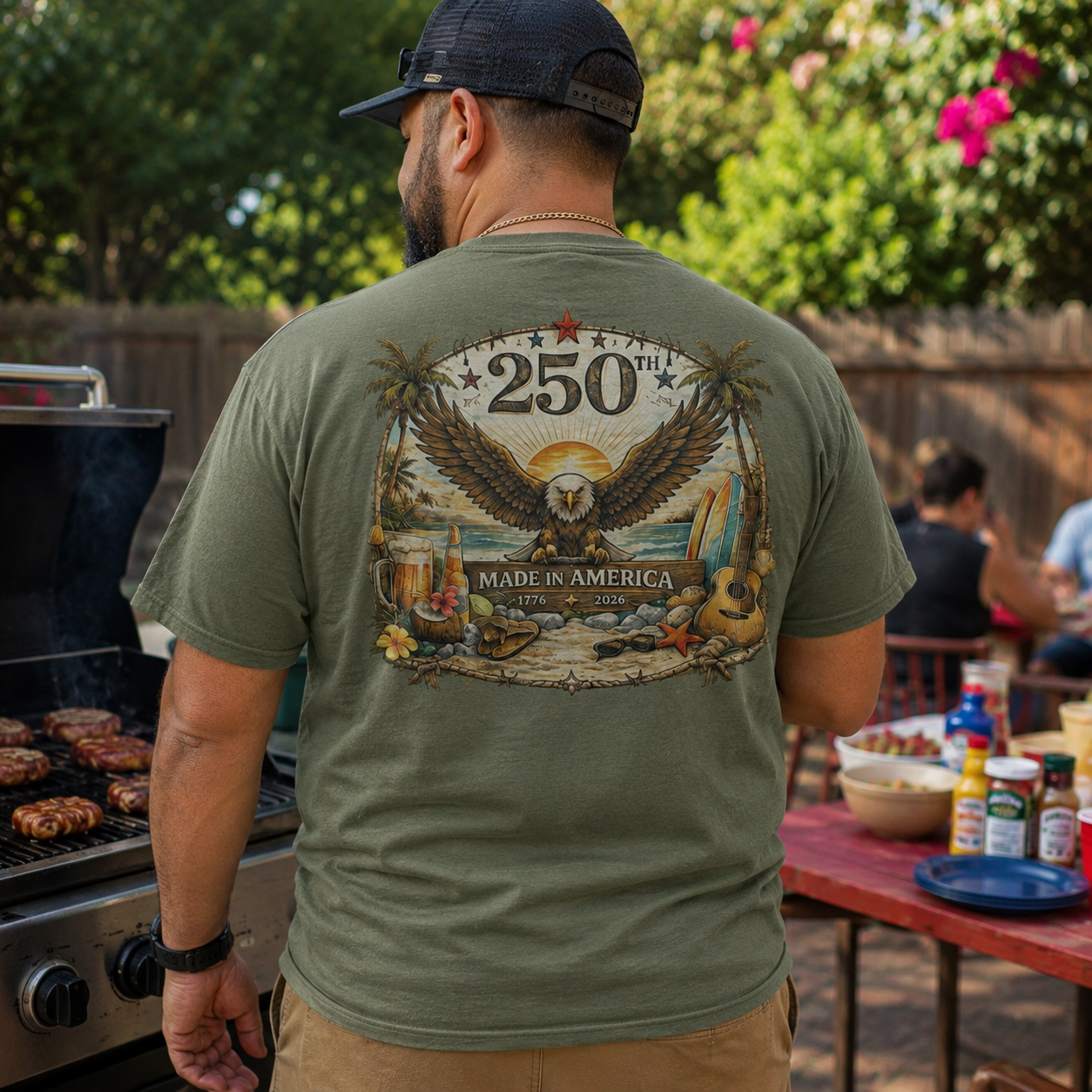 All Wake Co. Eagle 250 "Made in America" T-Shirt