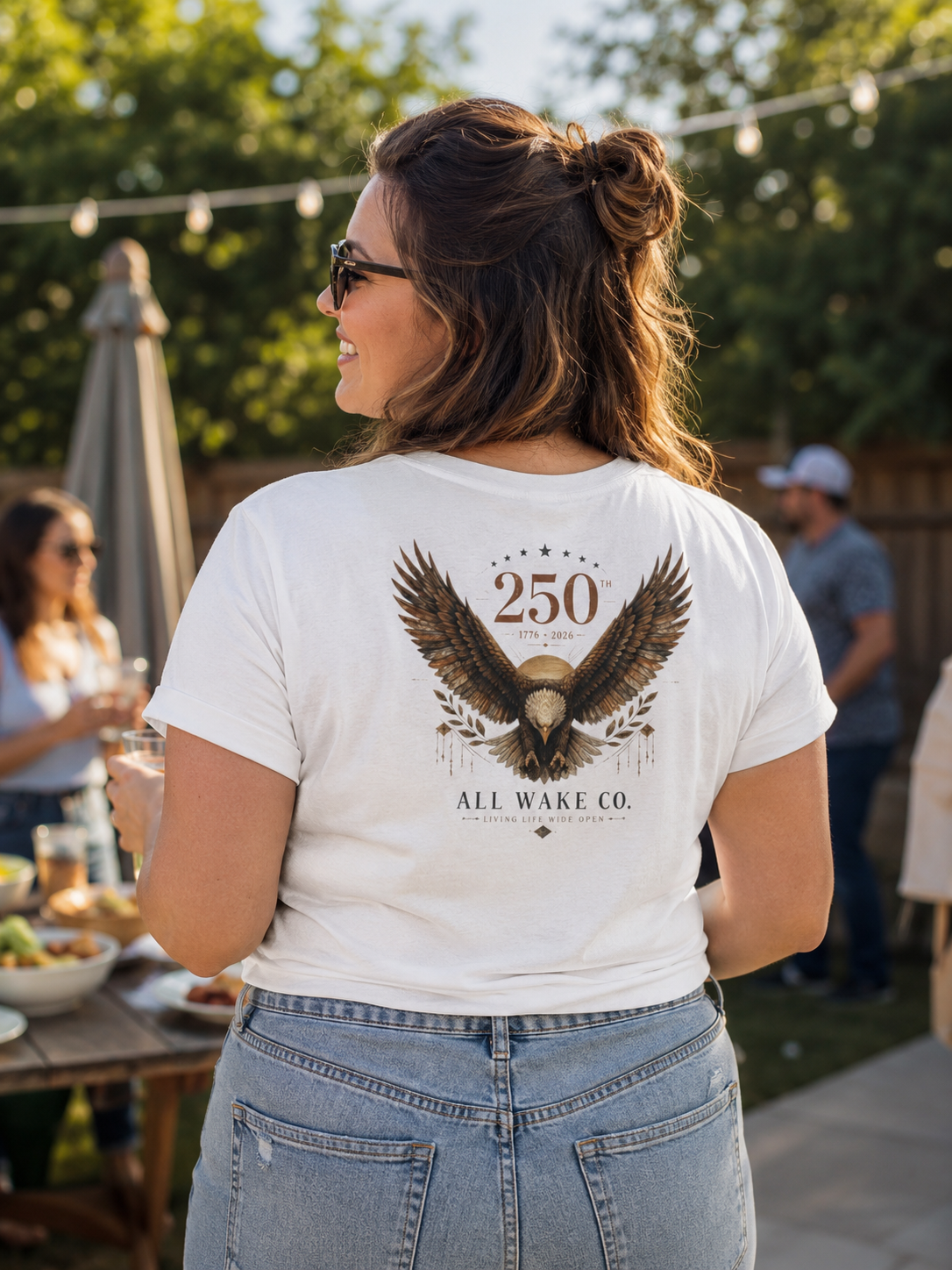 All Wake Co. 250th Eagle Compass T-Shirt
