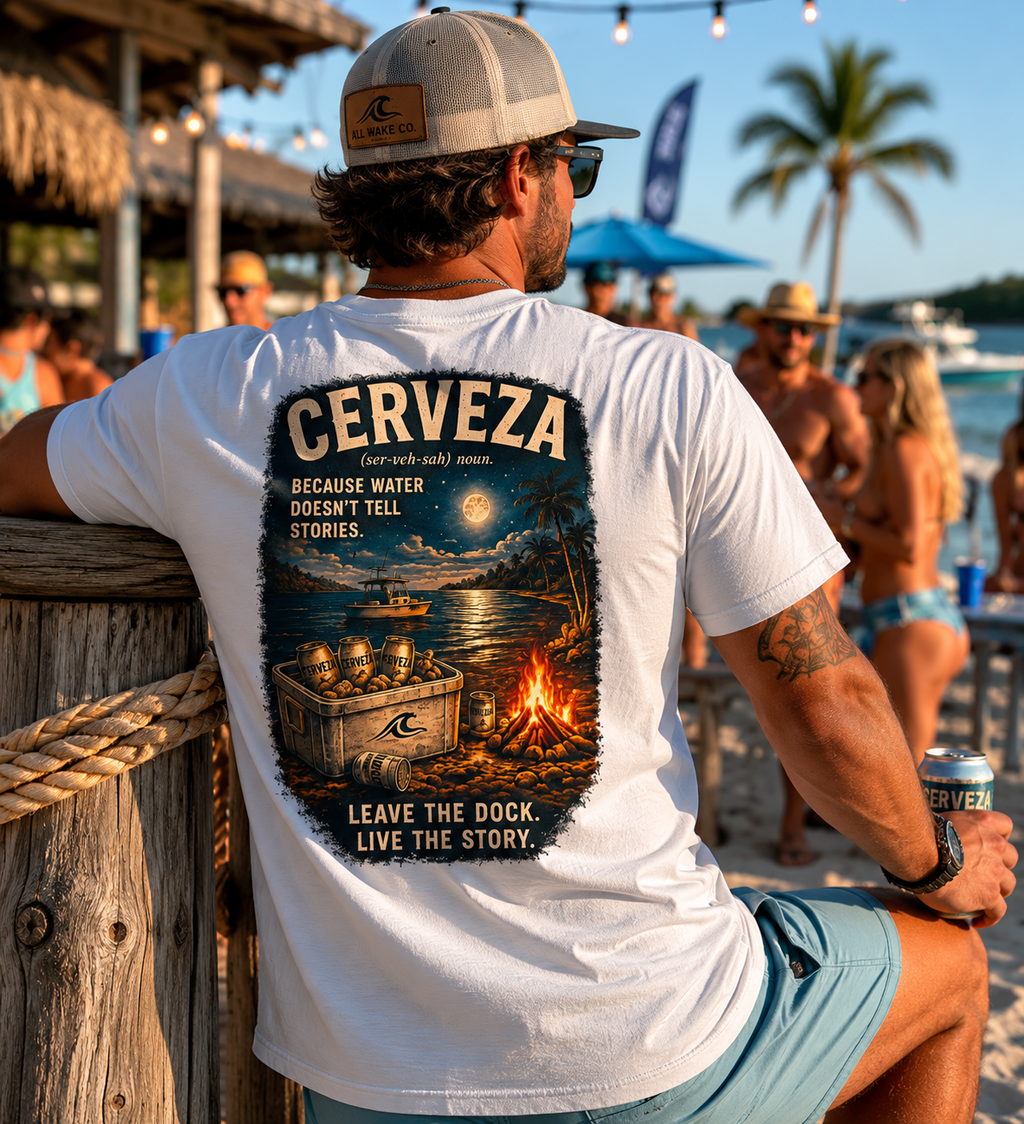 All Wake Co Cerveza T-Shirt