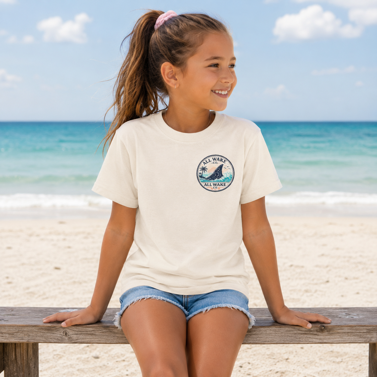 All Wake Co Whale Shark Youth T-Shirt