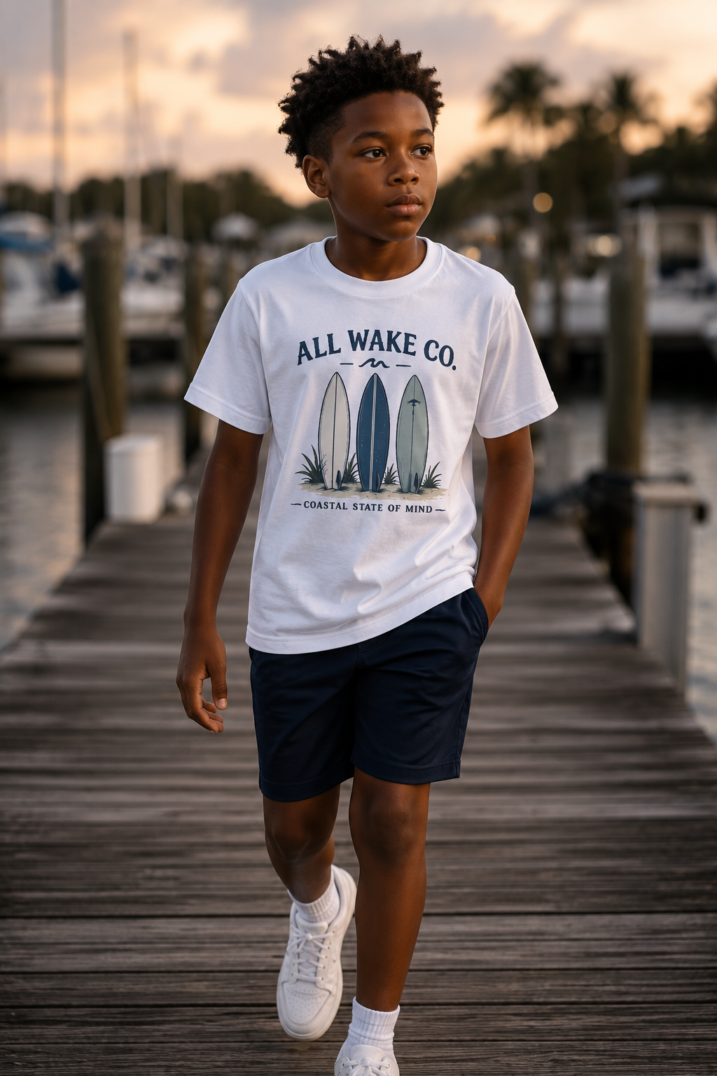 All Wake Co. Coastal State Of Mind T-Shirt