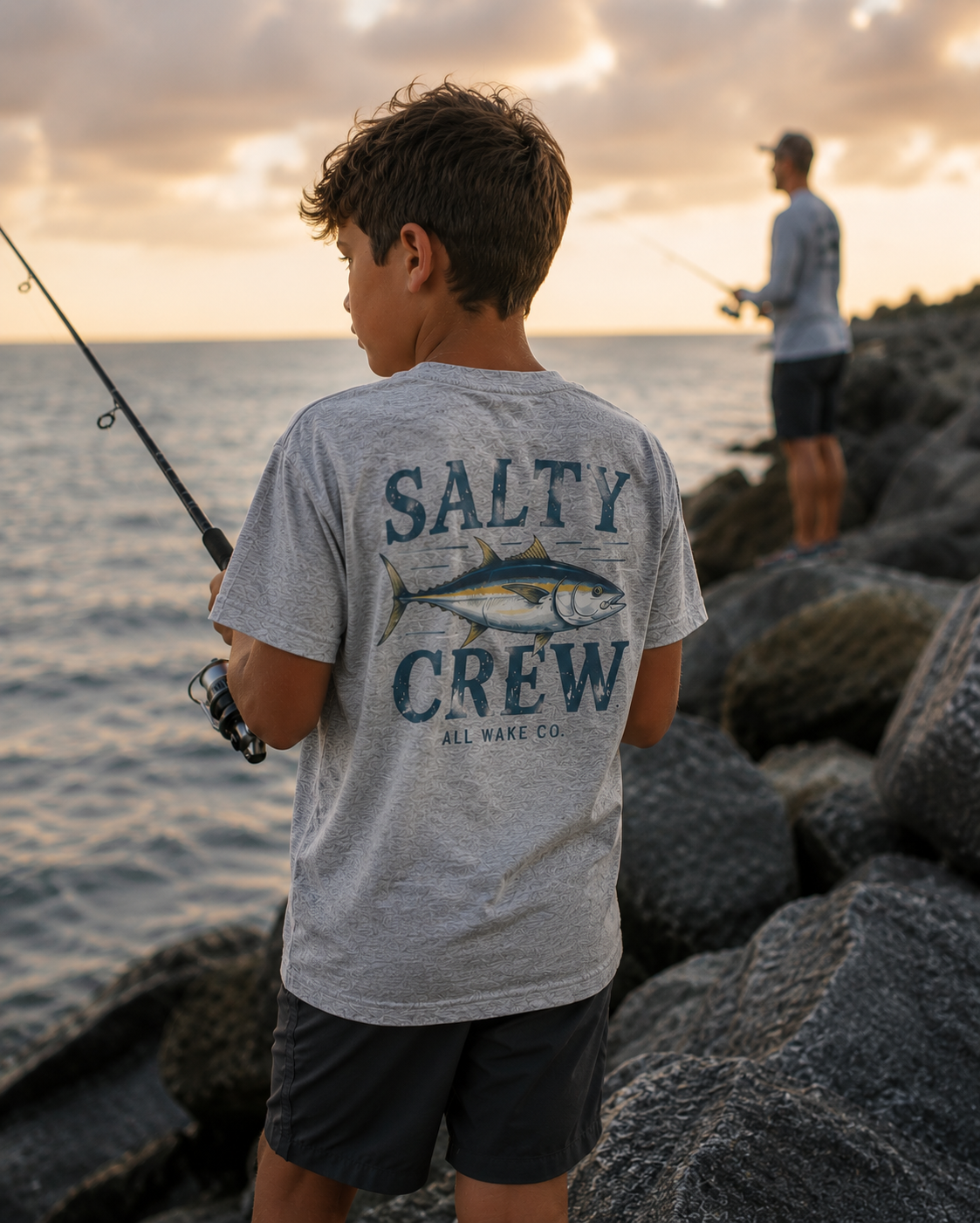 All Wake Co. Salty Crew T-Shirt