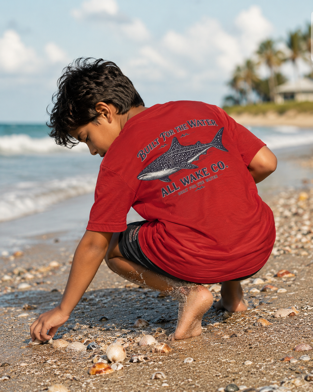 All Wake Co Whale Shark Youth T-Shirt