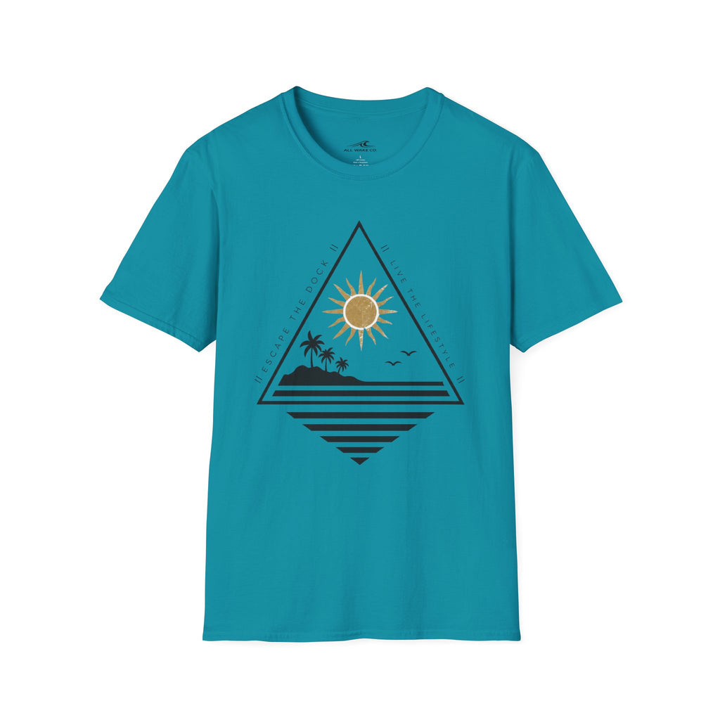 All Wake Co Triangle Escape Dock T-Shirt