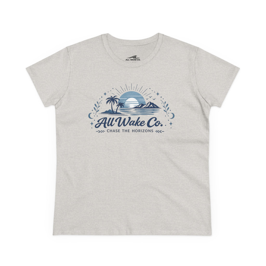 All Wake Co. Womens Chase The Horizon T-shirt