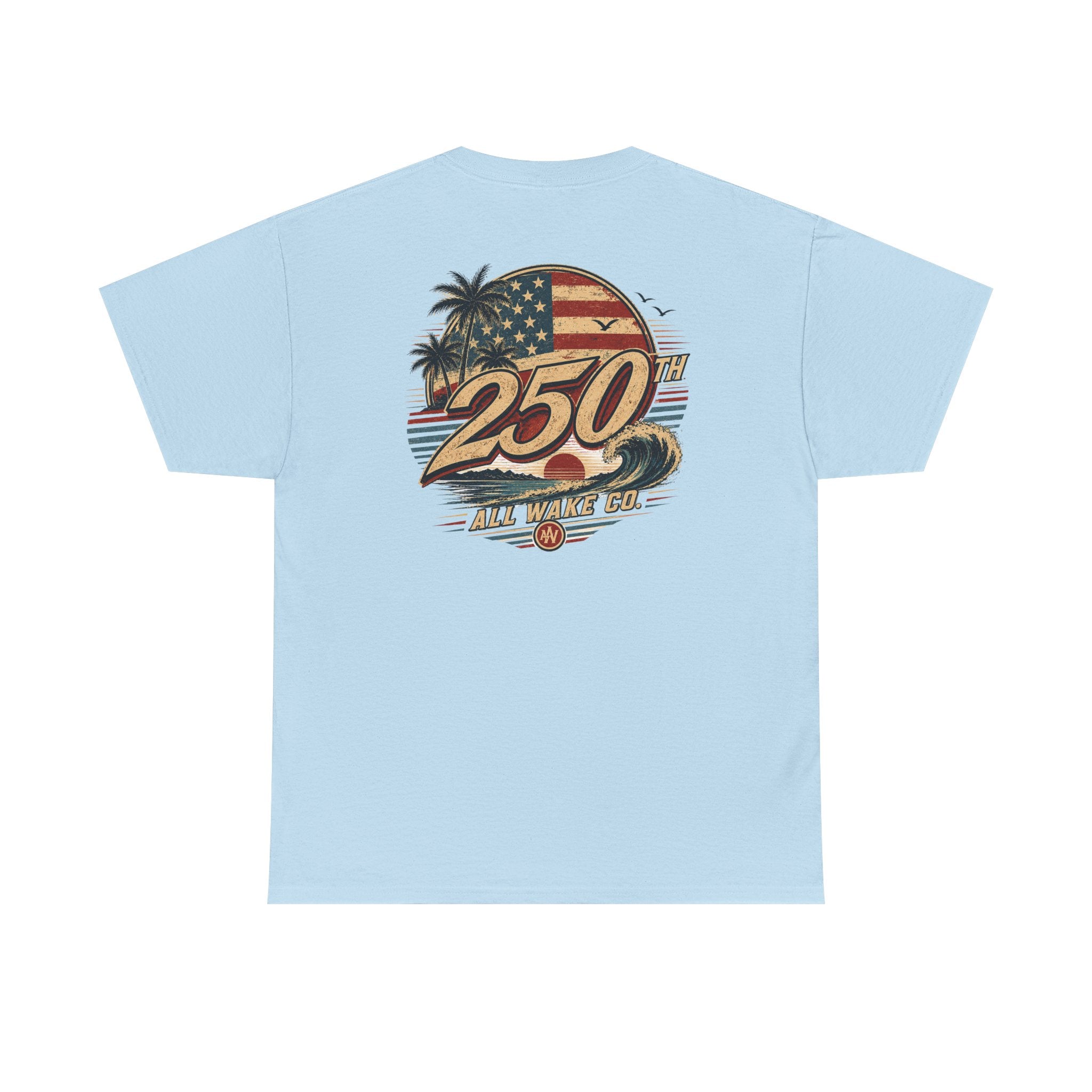 All Wake Co. Retro 250th Wave T-Shirt