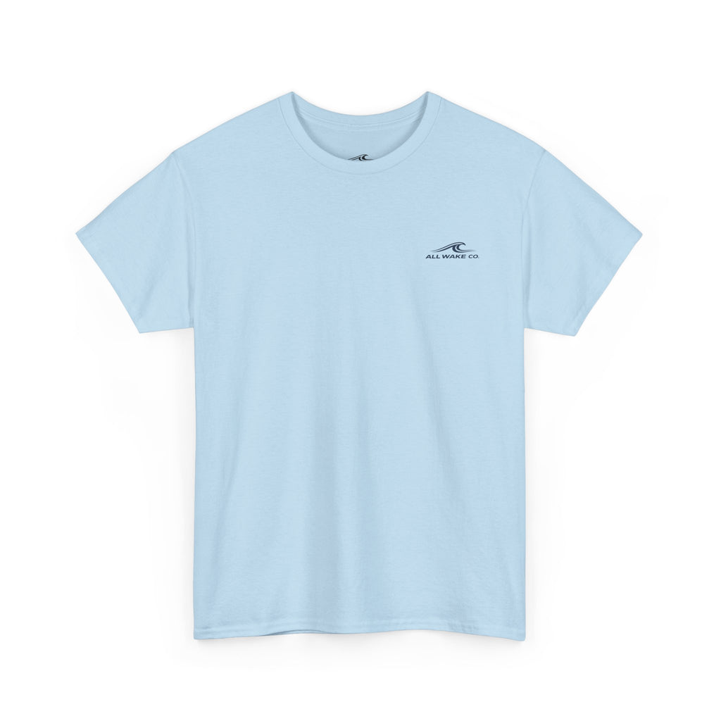 All Wake Co. White Caps Graphic T-Shirt