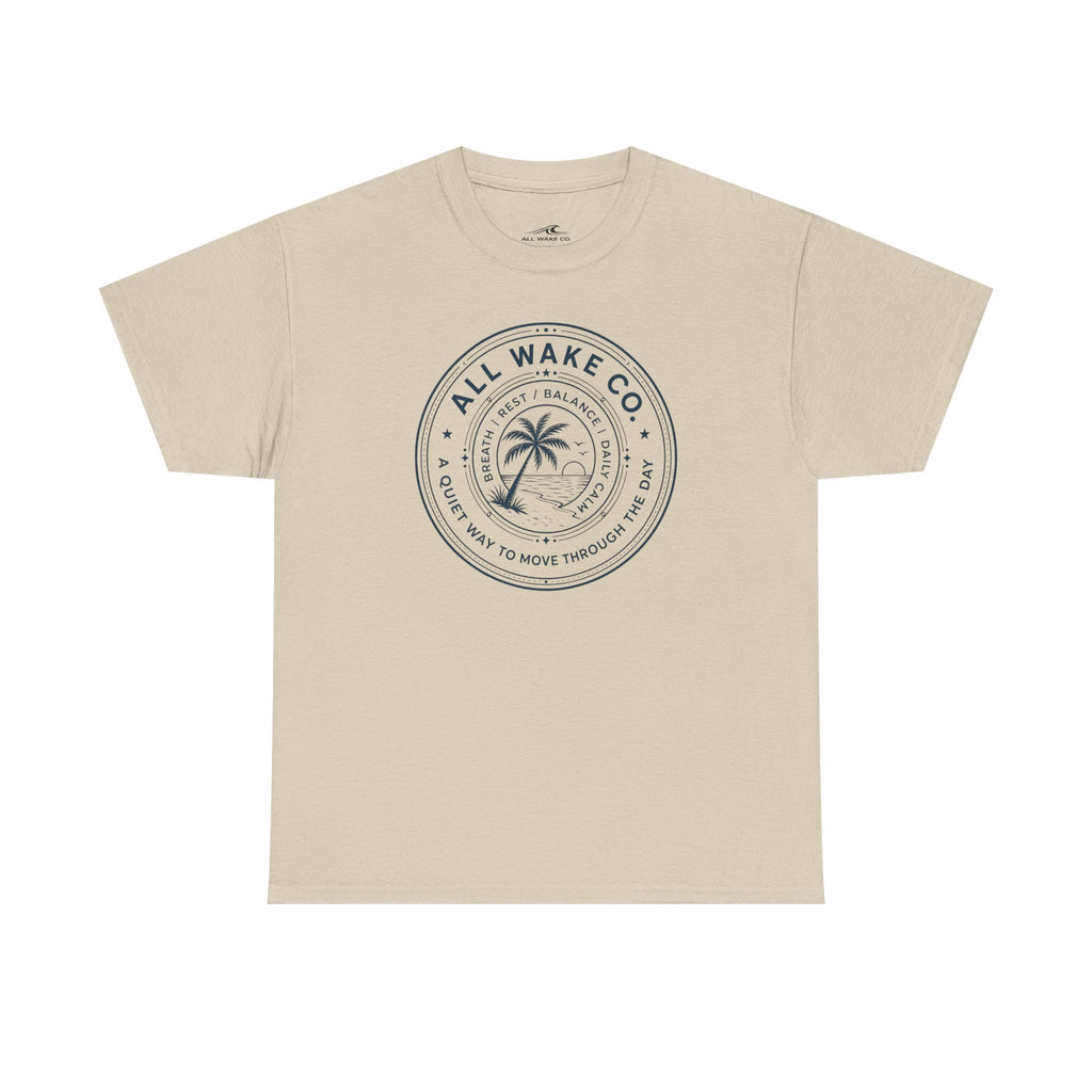 All Wake Co. Palm Tree Vintage Beach Surf T-Shirt
