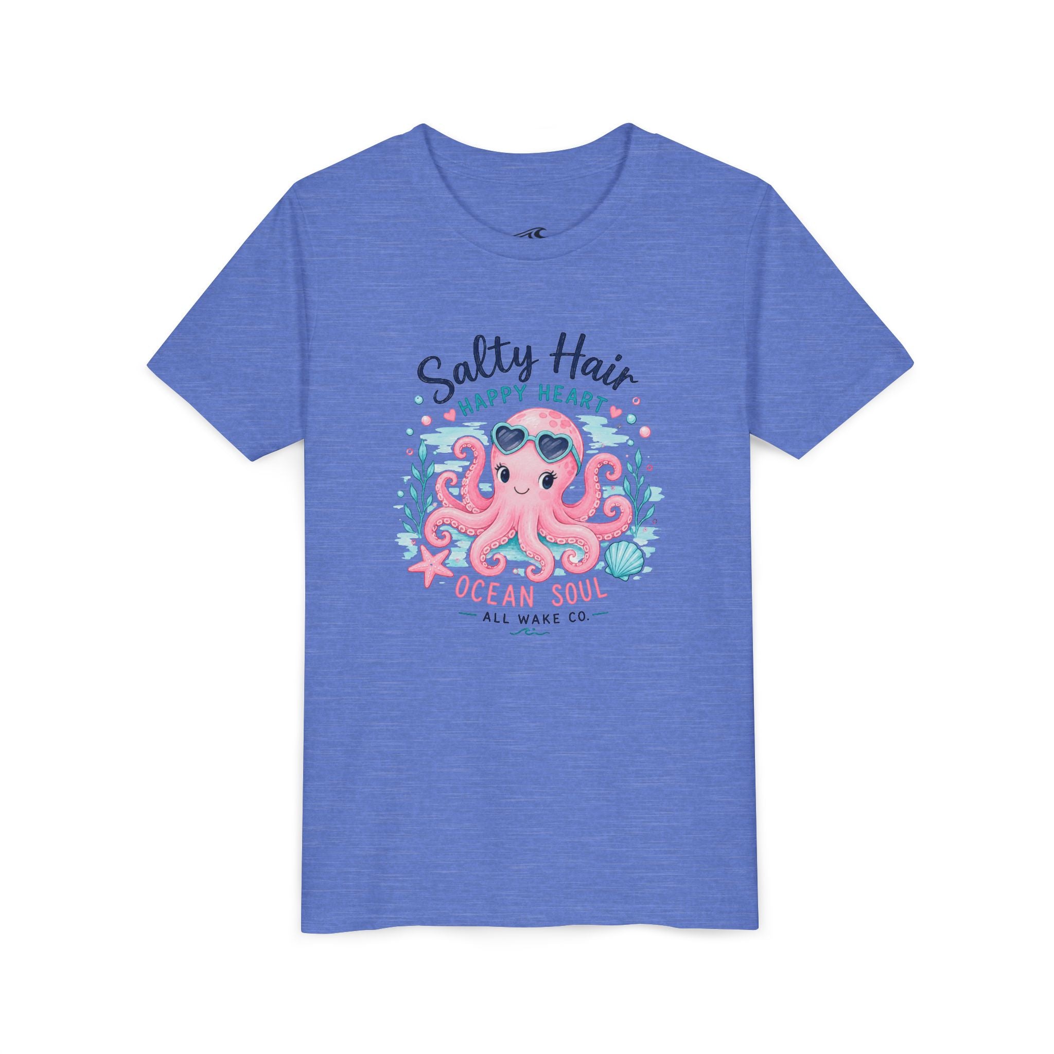 All Wake Co. Octopus Beach Hair Youth T-Shirt