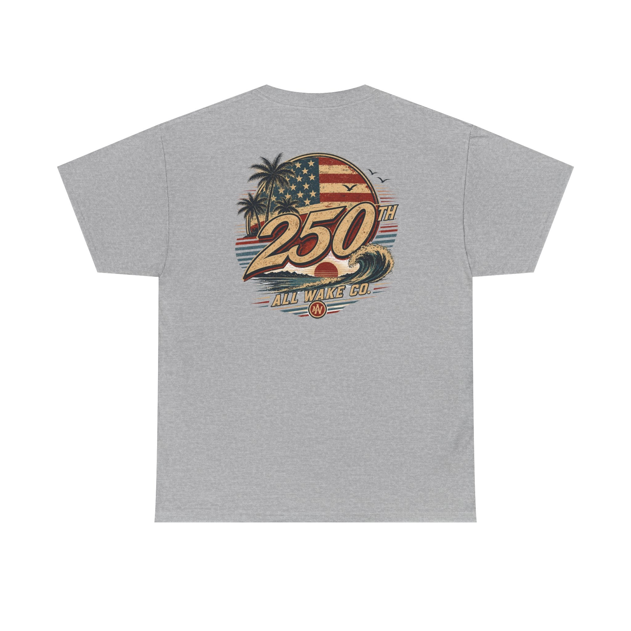 All Wake Co. Retro 250th Wave T-Shirt