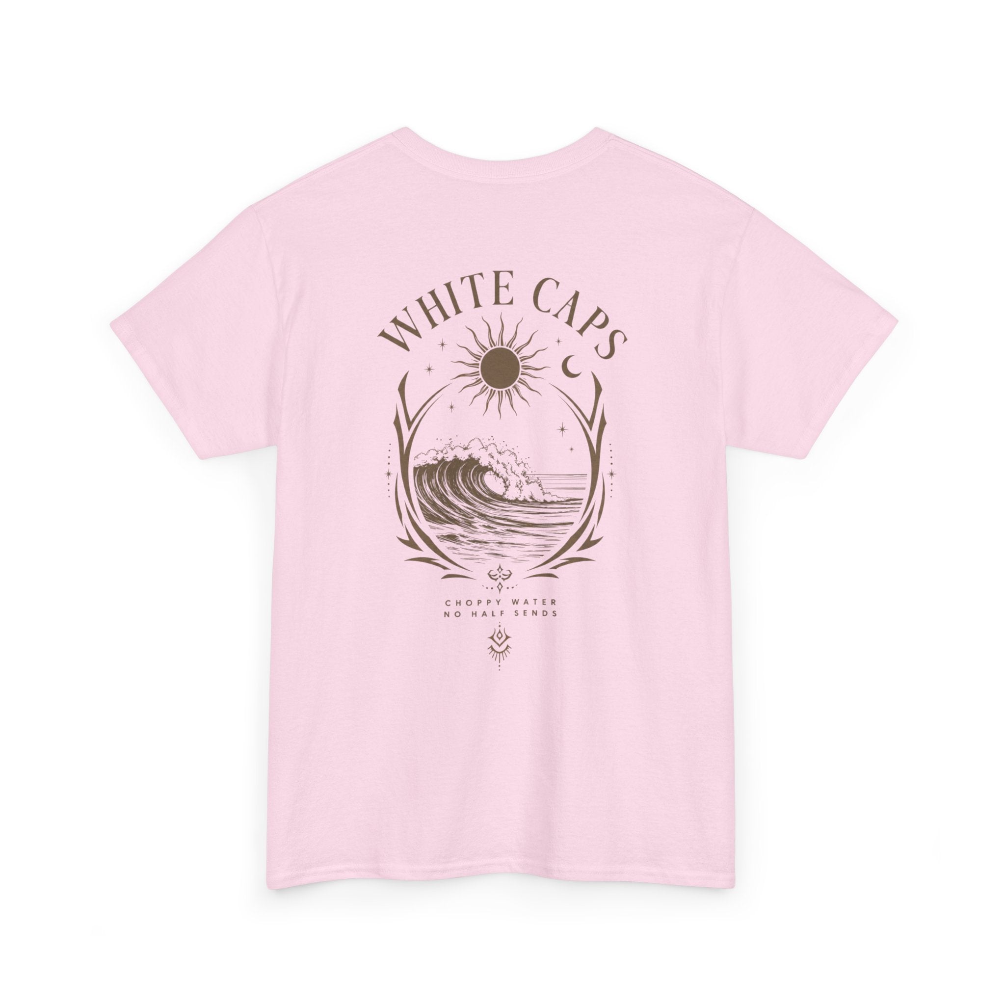 All Wake Co. Womens White Caps T-Shirt