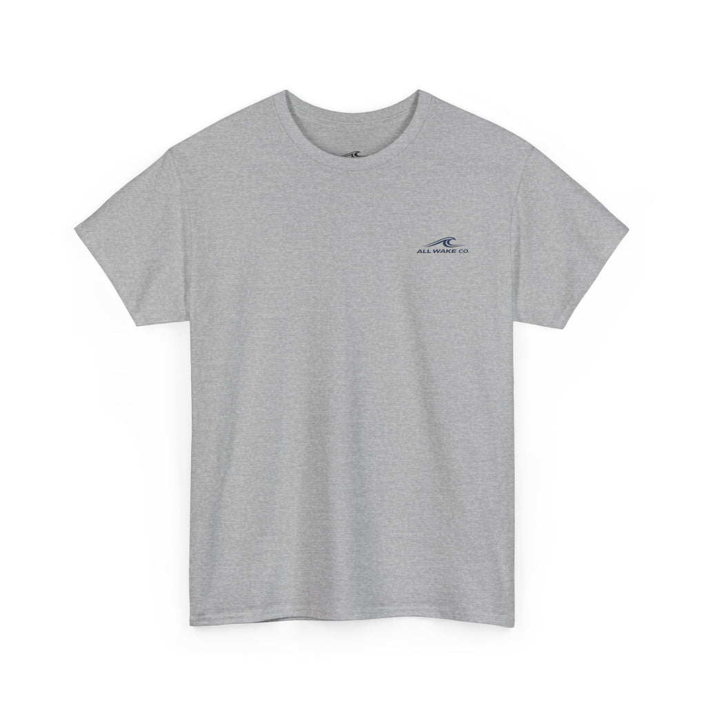 All Wake Co. White Caps Graphic T-Shirt