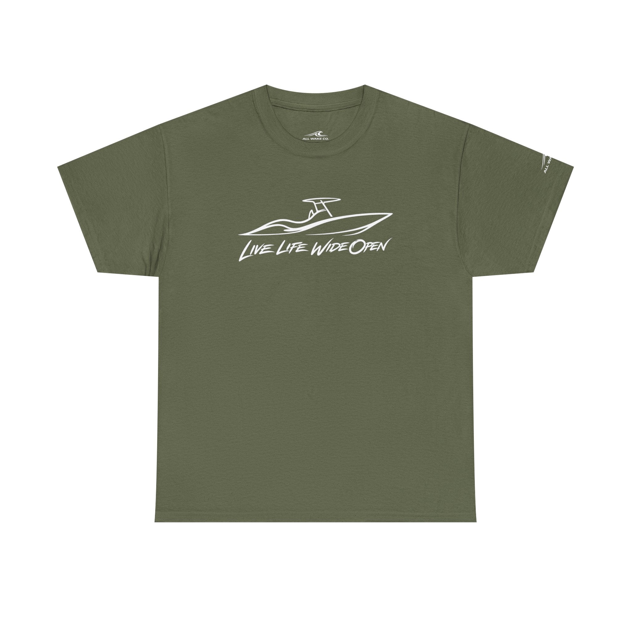 All Wake Co. Sport Live Life Wide Open T-Shirt